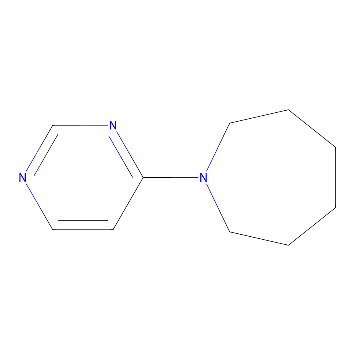 1-(Pyrimidin-4-yl)azepane molecular structure, CAS 1861911-78-5