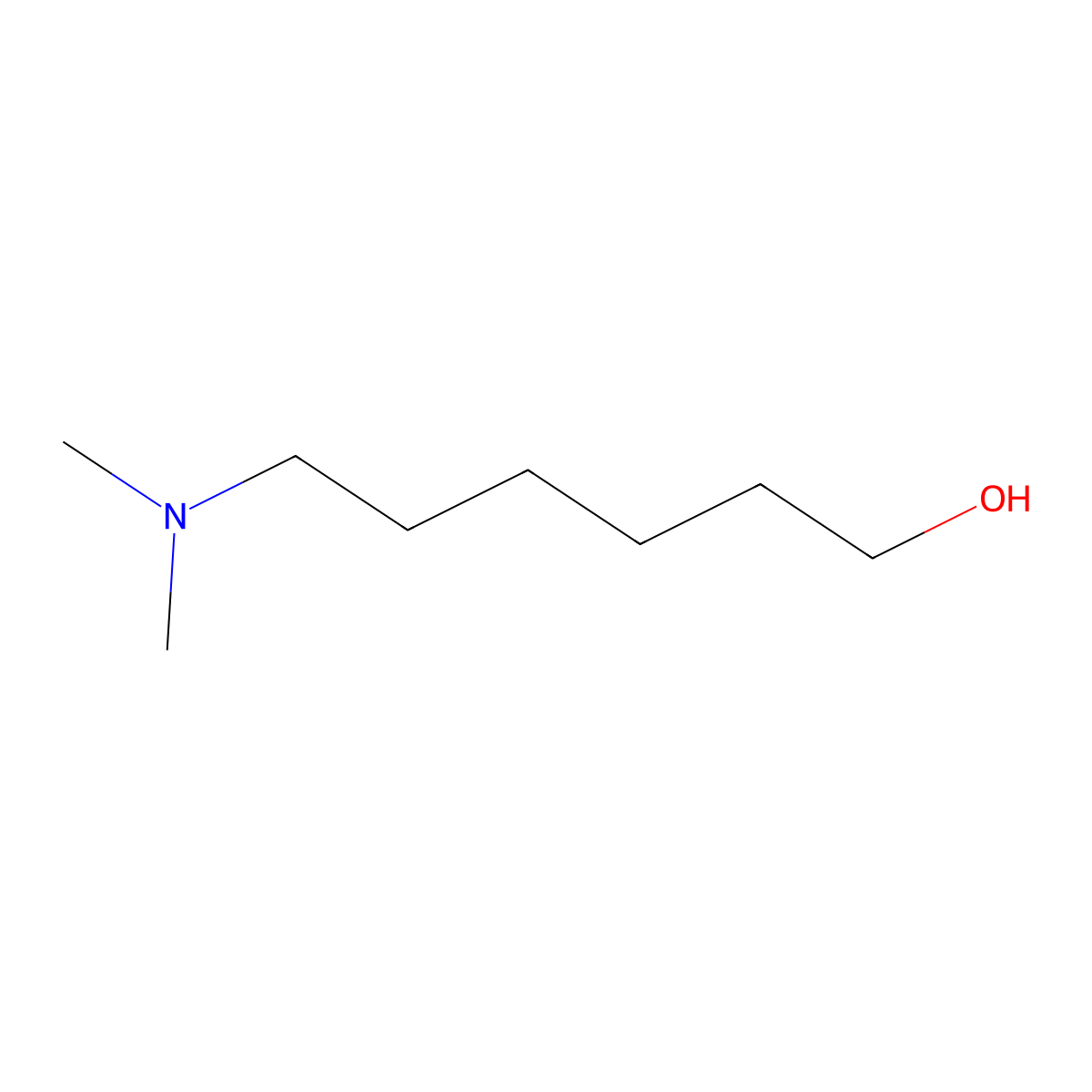 6-Dimethylaminohexan-1-ol molecular structure, CAS 1862-07-3