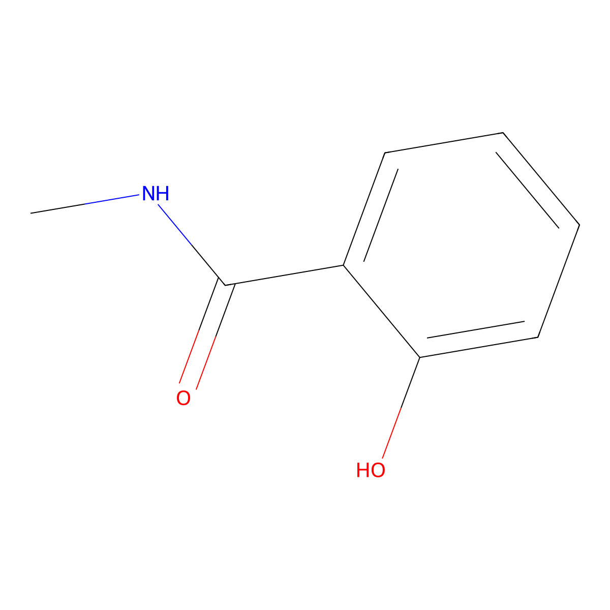 N-Methylsalicylamide molecular structure, CAS 1862-88-0