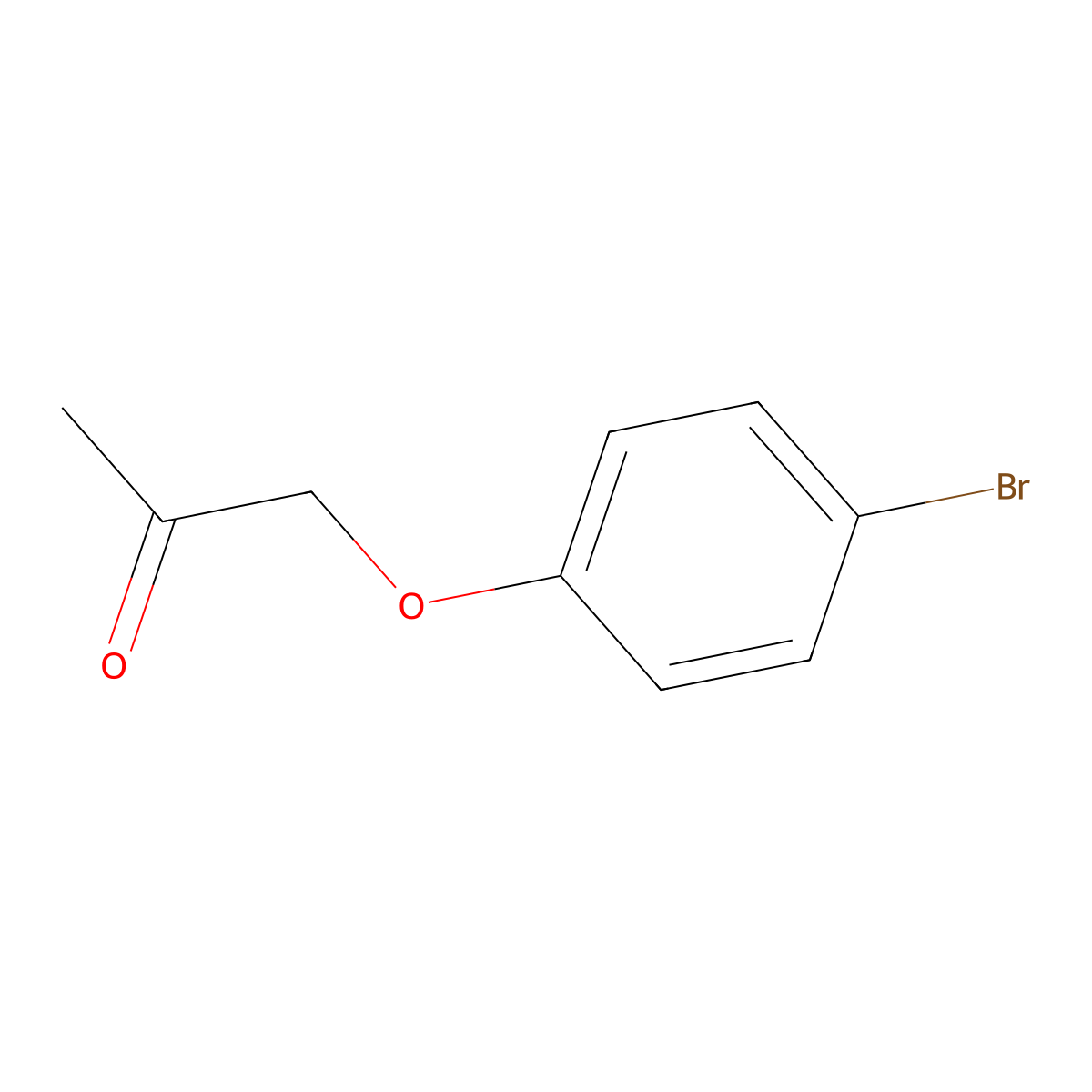 1-(4-Bromophenoxy)propan-2-one molecular structure, CAS 18621-22-2