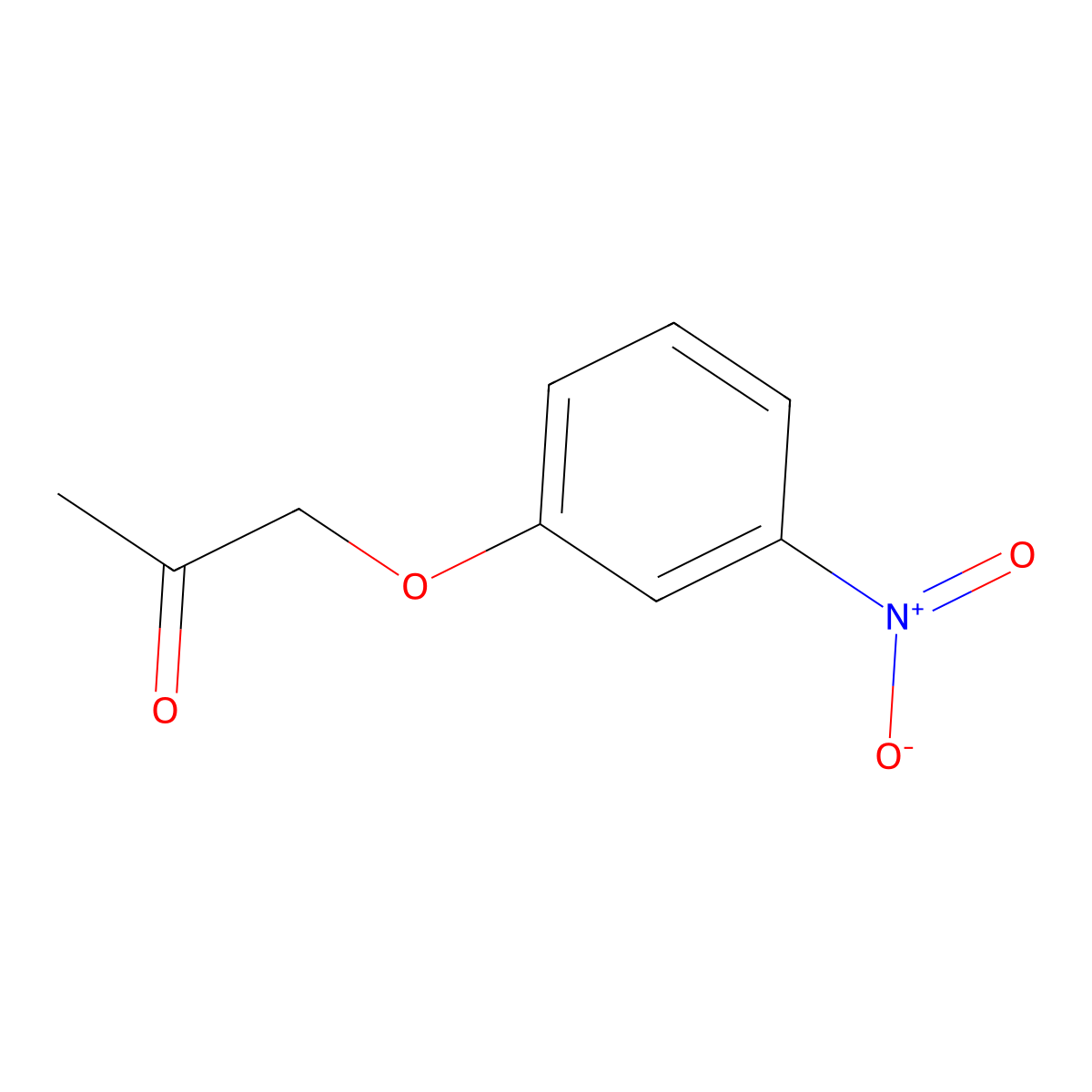 1-(3-Nitrophenoxy)-2-propanone molecular structure, CAS 18621-37-9