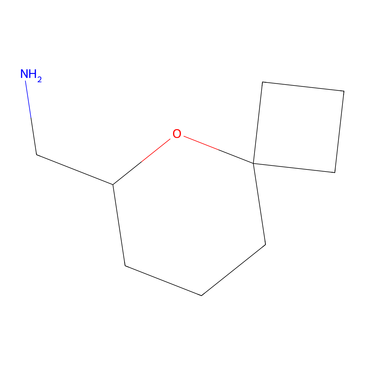 {5-Oxaspiro[3.5]nonan-6-yl}methanamine molecular structure, CAS 1862141-42-1