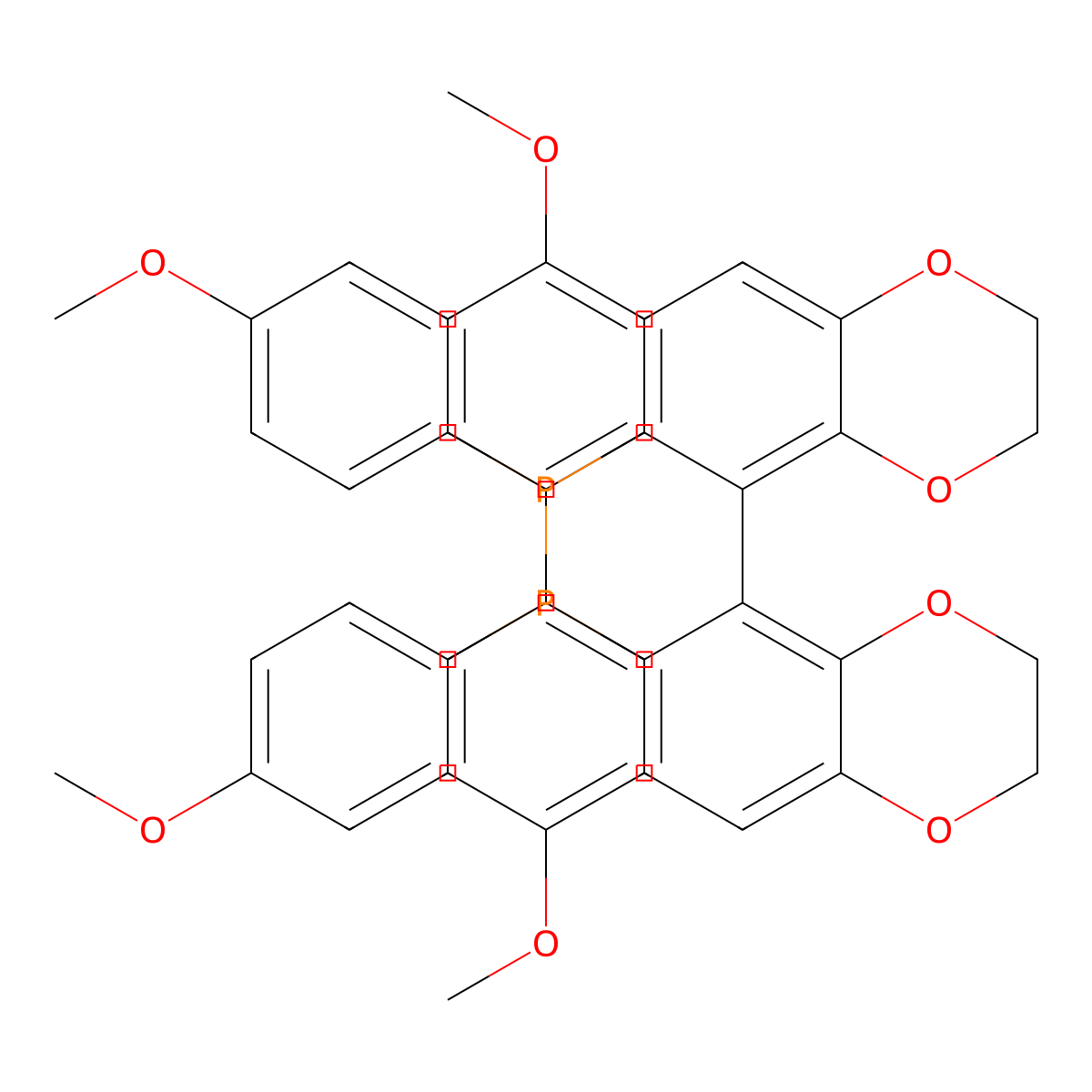 1,1'-[(5R)-2,2',3,3'-Tetrahydro[5,5'-bi-1,4-benzodioxin]-6,6'-diyl]bis[1,1-bis(4-methoxyphenyl)phosphine] molecular structure, CAS 1862251-63-5