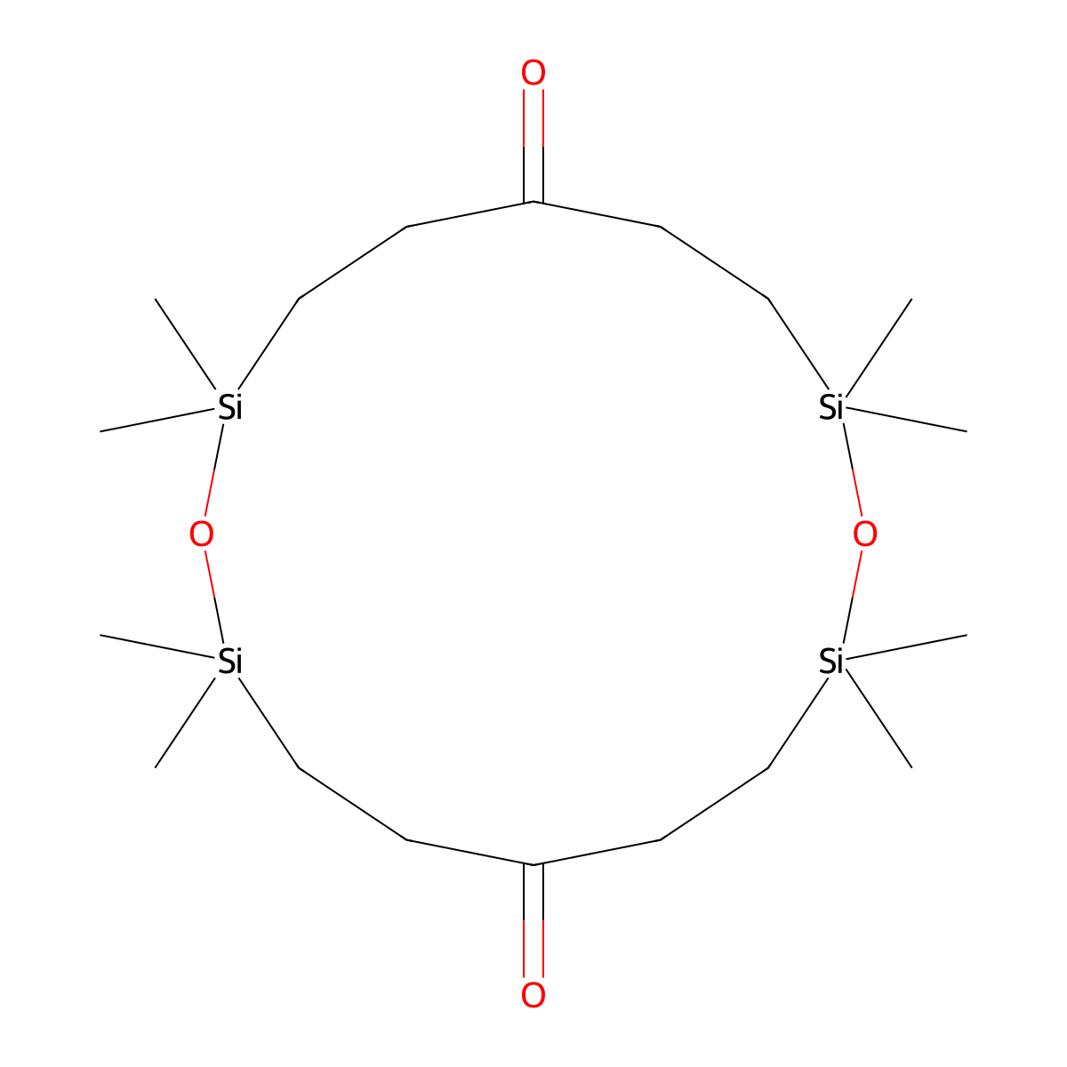 2,2,8,8,10,10,16,16-Octamethyl-1,9-dioxa-2,8,10,16-tetrasilacyclohexadecane-5,13-dione molecular structure, CAS 18623-13-7