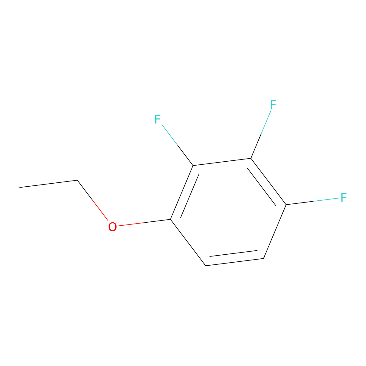 1-Ethoxy-2,3,4-trifluorobenzene molecular structure, CAS 1862370-95-3