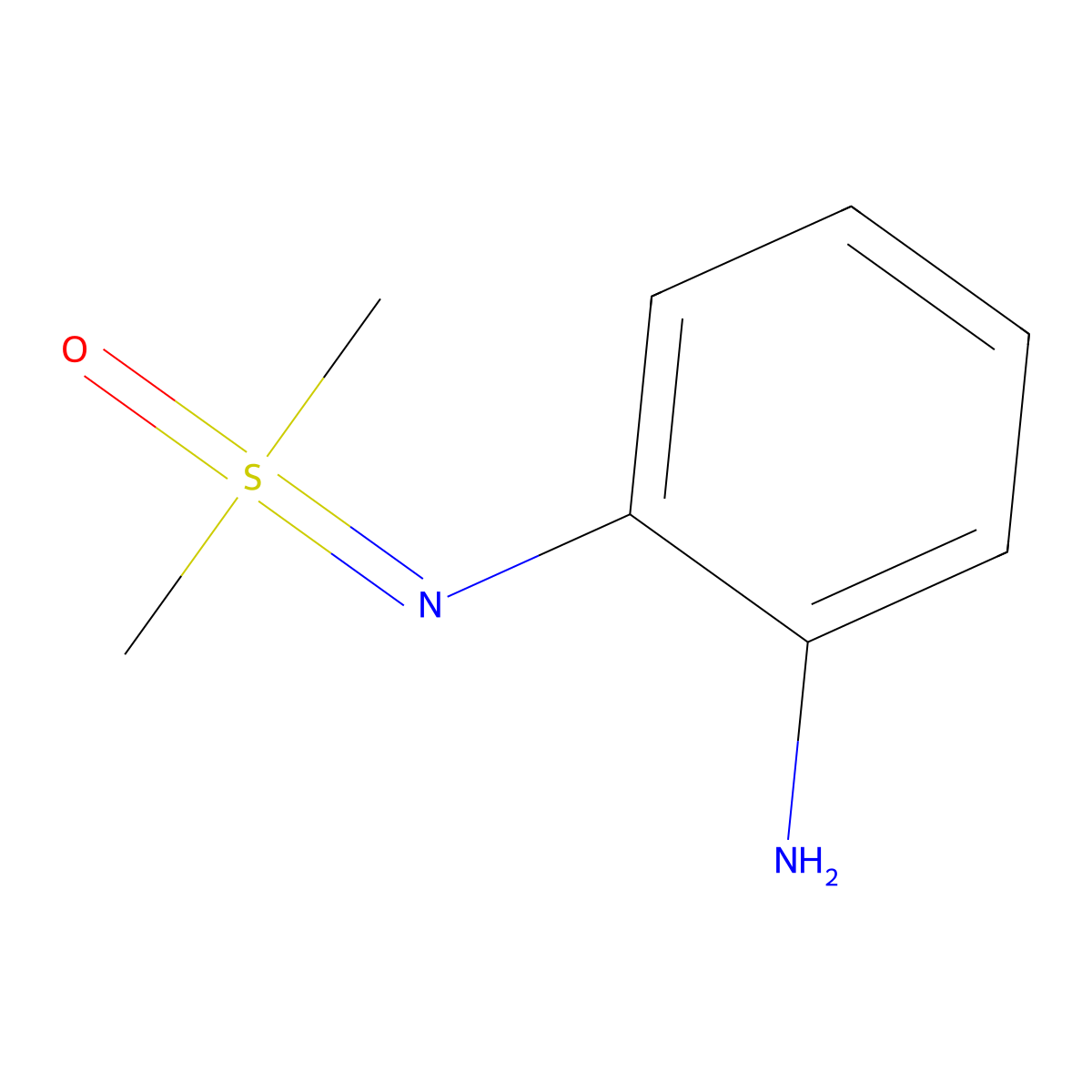 [(2-Aminophenyl)imino]dimethyl-lambda6-sulfanone molecular structure, CAS 1862526-31-5