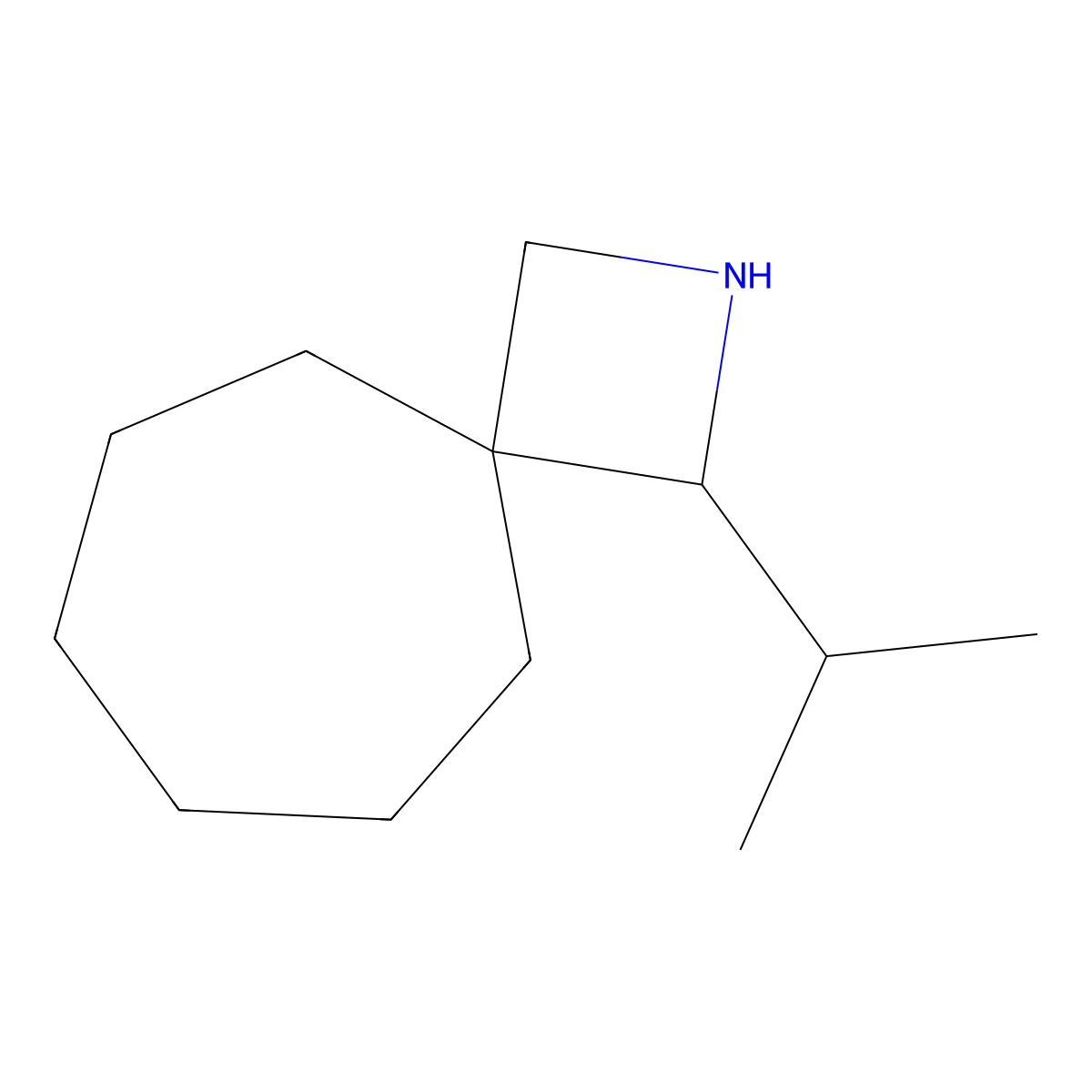 1-(Propan-2-yl)-2-azaspiro(3.6)decane molecular structure, CAS 1862564-31-5