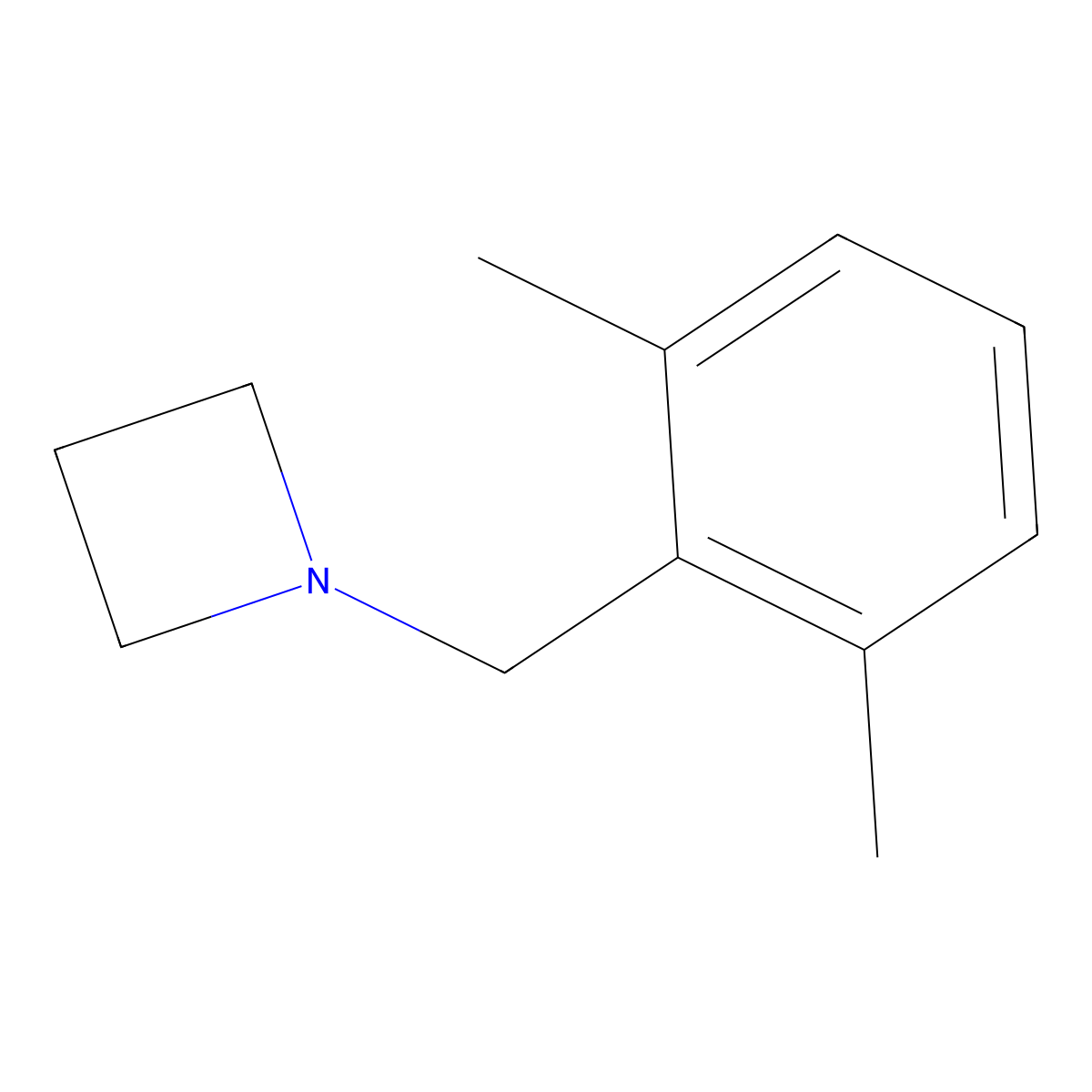 1-(2,6-Dimethylbenzyl)azetidine molecular structure, CAS 1862601-01-1