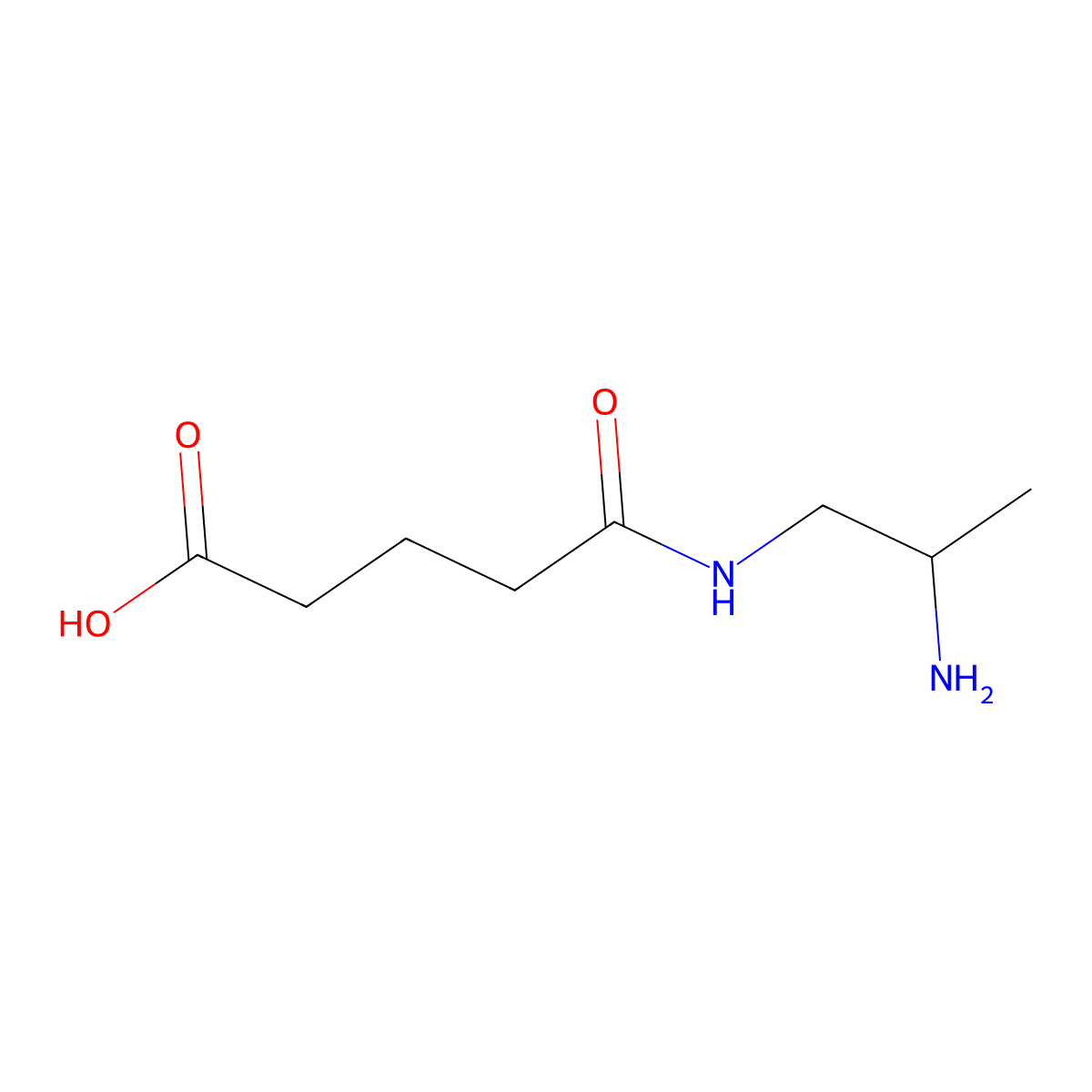 4-[(2-Aminopropyl)carbamoyl]butanoic acid molecular structure, CAS 1862622-93-2
