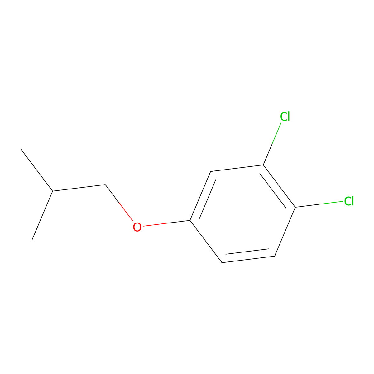 1,2-Dichloro-4-(2-methylpropoxy)benzene molecular structure, CAS 1862624-30-3