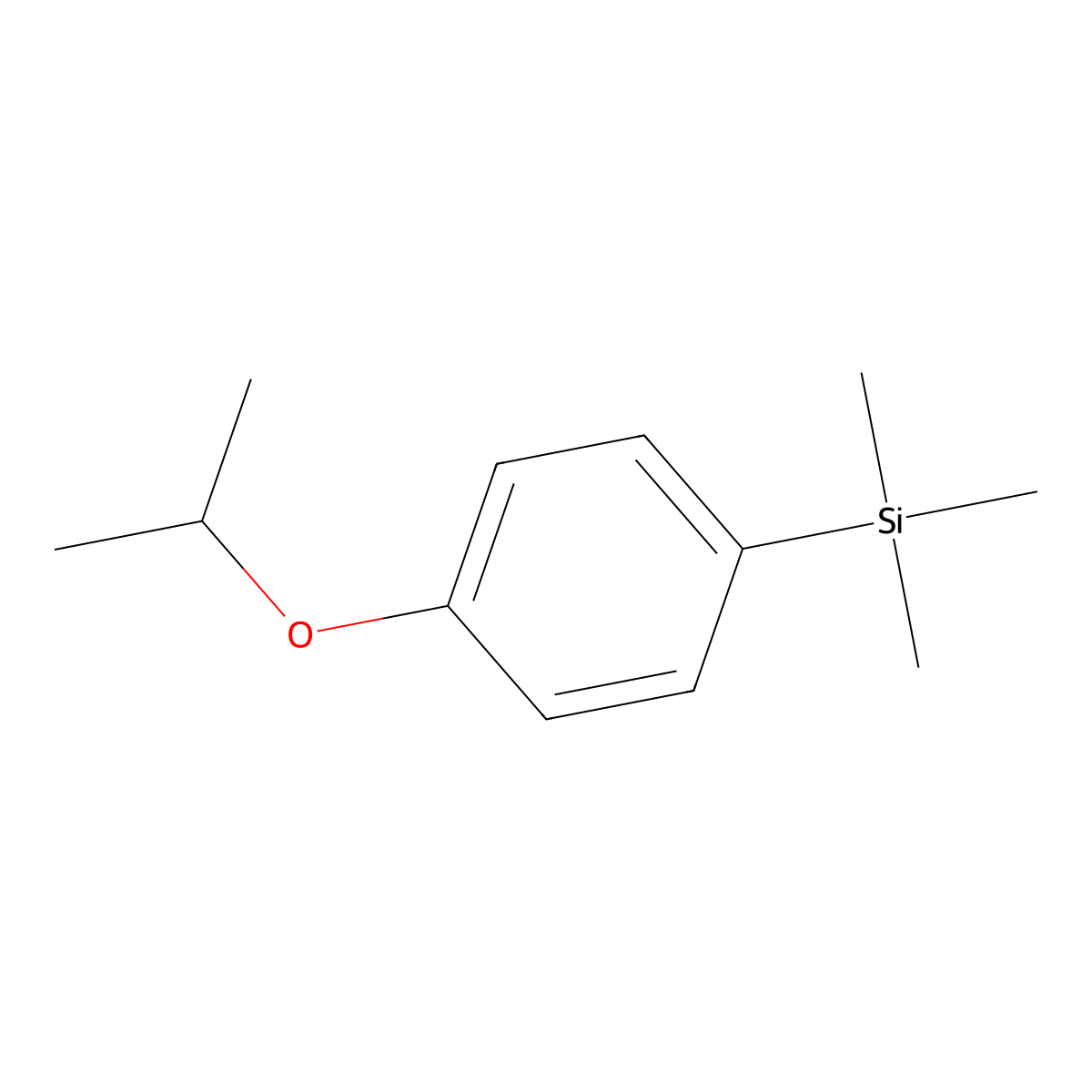 (4-Isopropoxyphenyl)trimethylsilane molecular structure, CAS 1862637-76-0