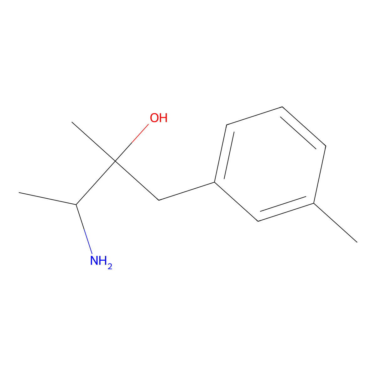 3-Amino-2-methyl-1-(3-methylphenyl)butan-2-ol molecular structure, CAS 1862639-52-8
