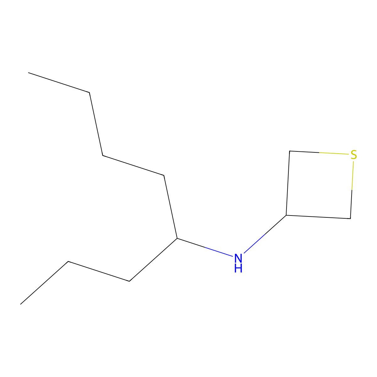 N-(Octan-4-yl)thietan-3-amine molecular structure, CAS 1862733-53-6
