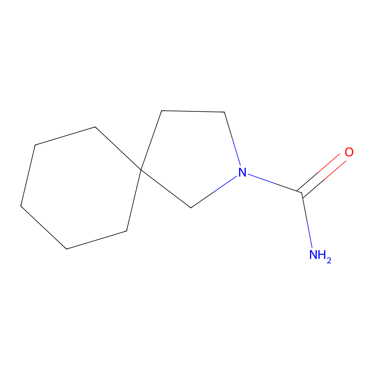 2-Azaspiro[4.5]decane-2-carboxamide molecular structure, CAS 1862738-14-4