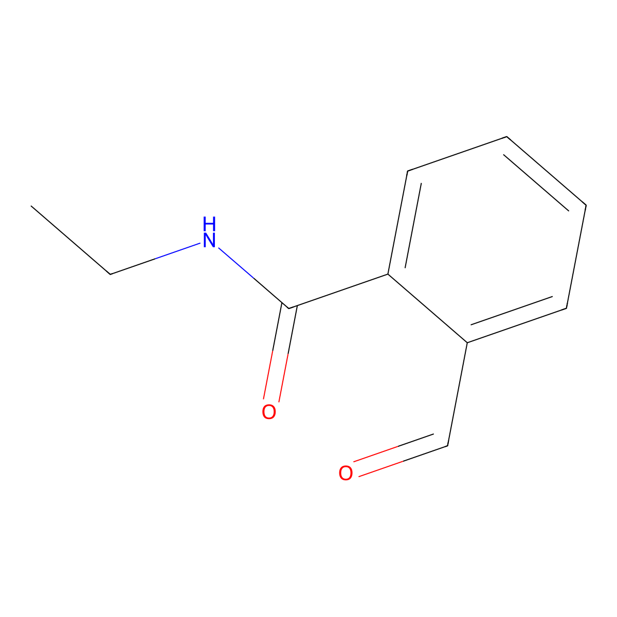 N-ethyl-2-formylbenzamide molecular structure, CAS 1862797-64-5