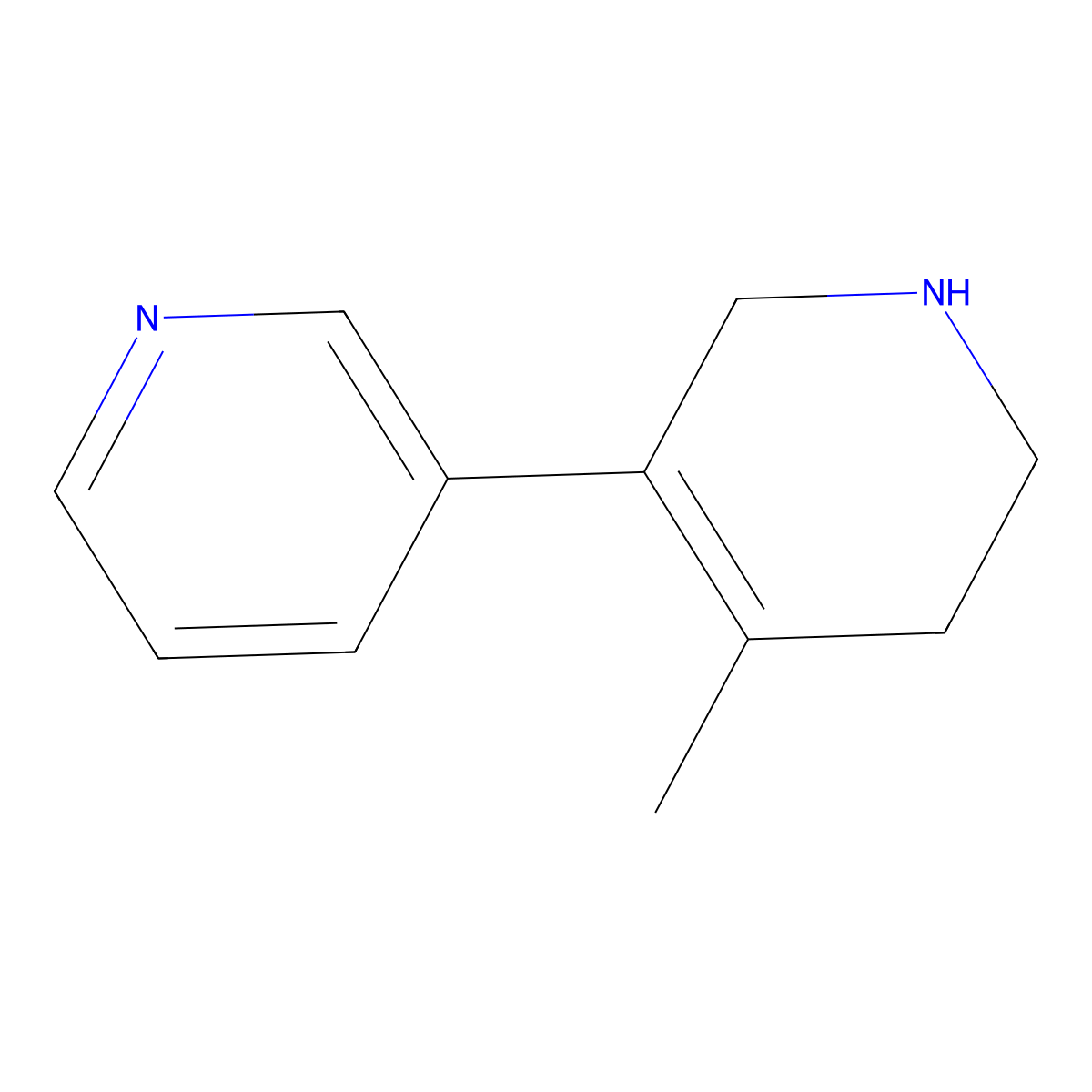 4-Methyl-1,2,5,6-tetrahydro-3,3'-bipyridine molecular structure, CAS 1862835-85-5