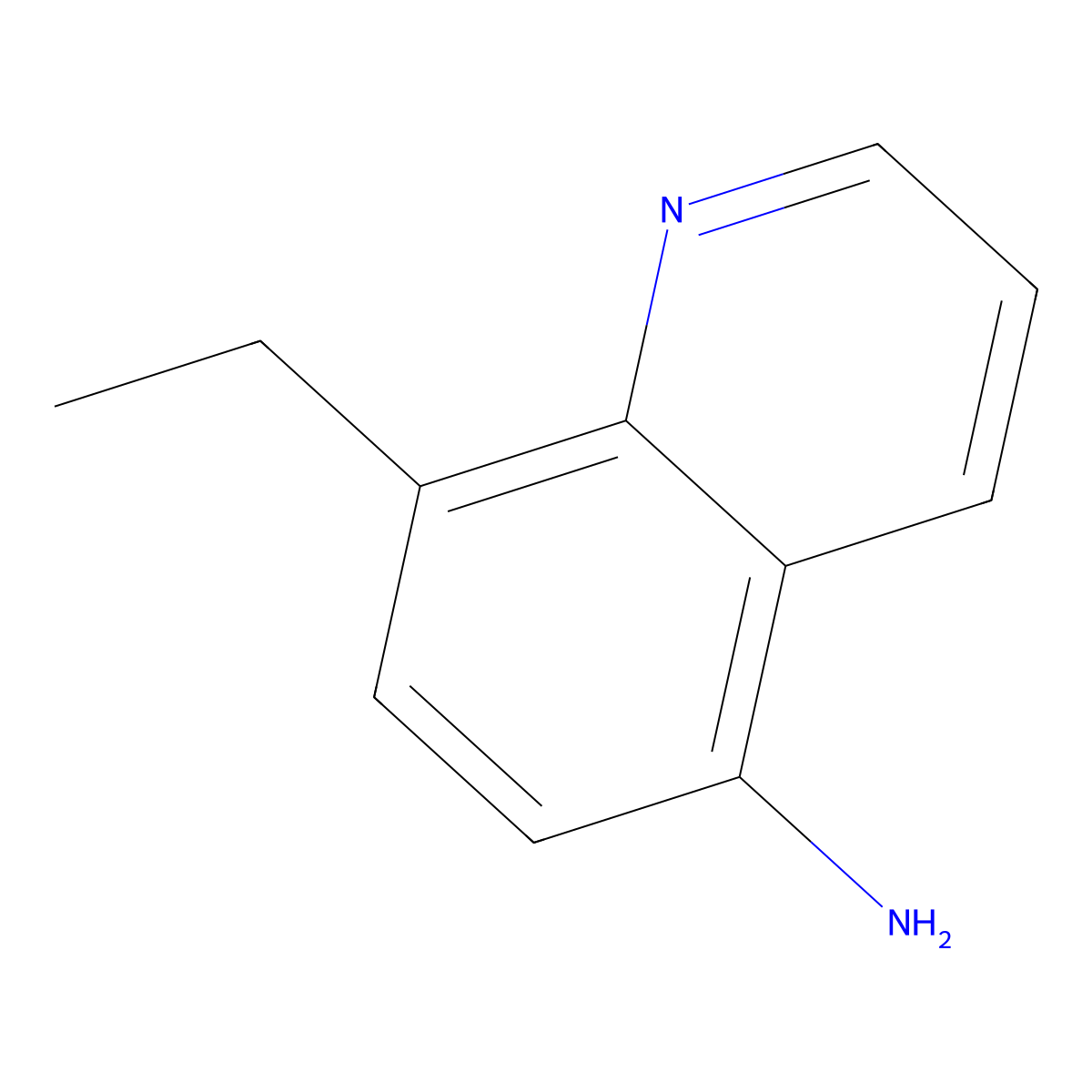 8-Ethyl-5-quinolinamine molecular structure, CAS 1862837-22-6