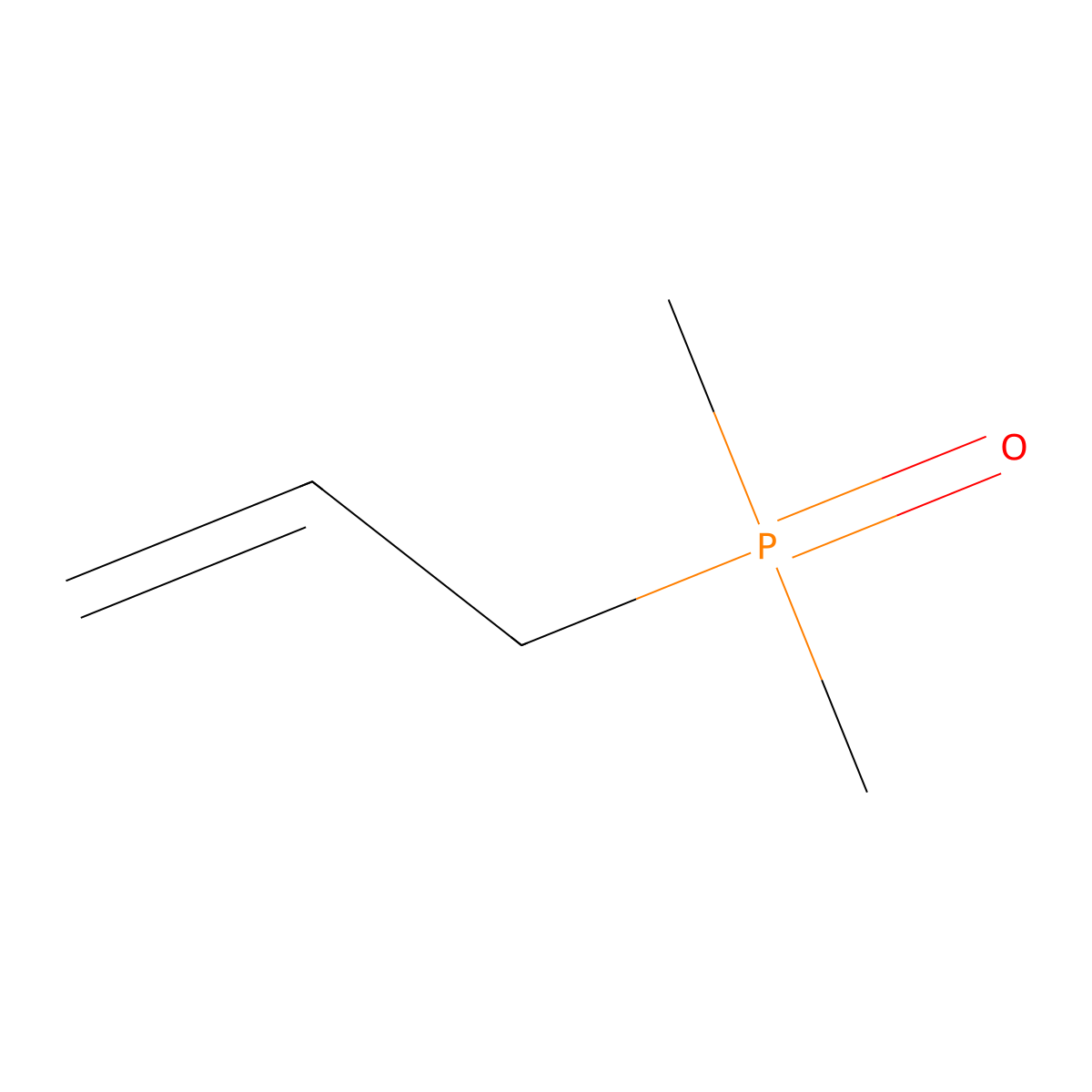 3-(Dimethylphosphoryl)prop-1-ene molecular structure, CAS 18629-10-2