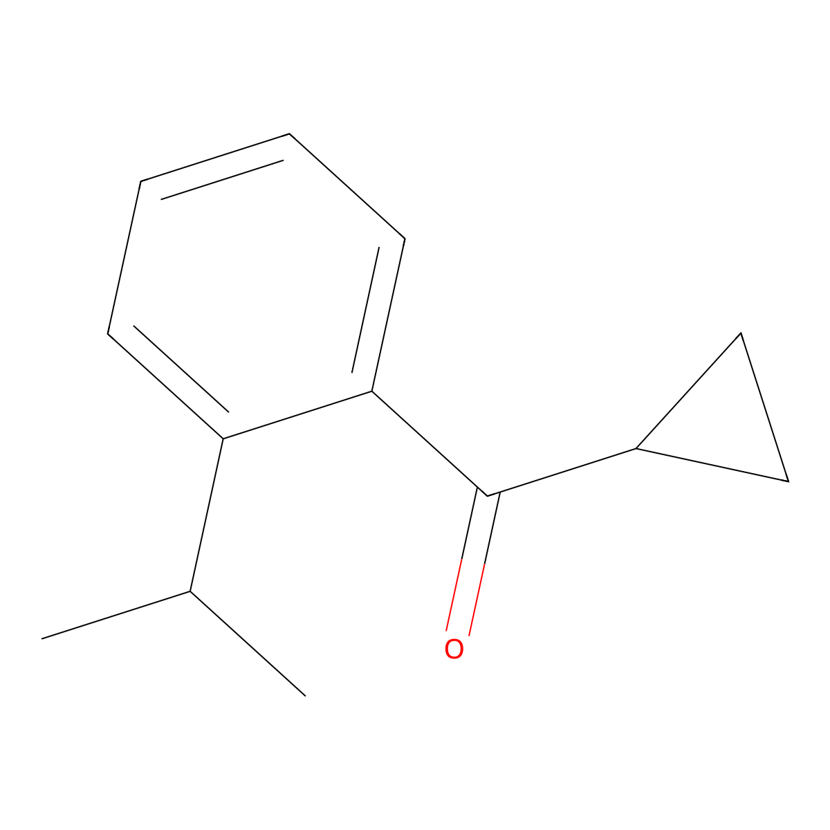 Cyclopropyl(2-isopropylphenyl)methanone molecular structure, CAS 1862963-54-9