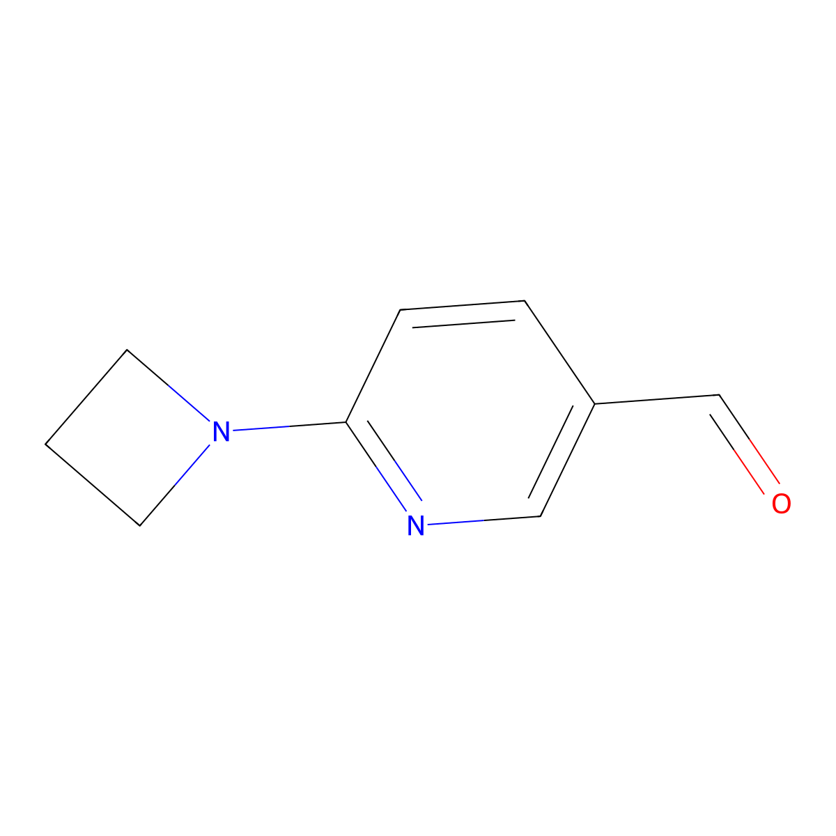 6-(Azetidin-1-YL)pyridine-3-carbaldehyde molecular structure, CAS 1862988-54-2