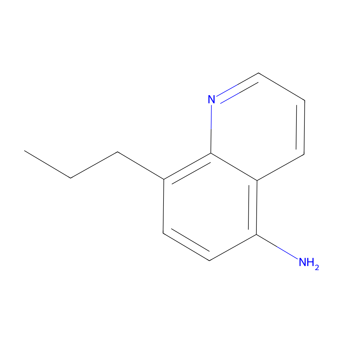 8-Propylquinolin-5-amine molecular structure, CAS 1863003-97-7