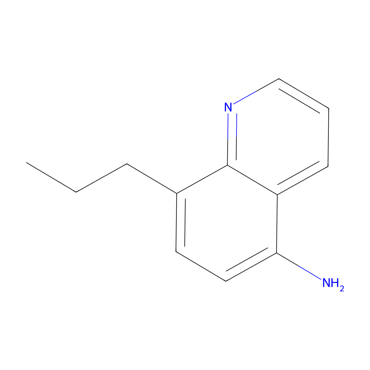 8-Propylquinolin-5-amine molecular structure, CAS 1863003-97-7