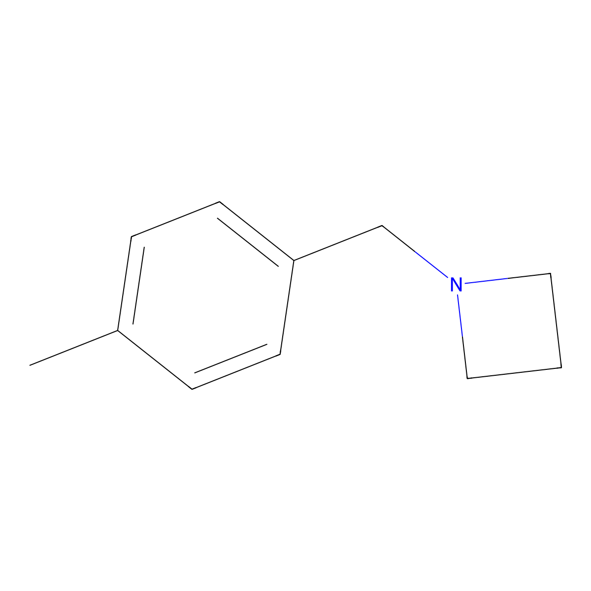 1-(4-Methylbenzyl)azetidine molecular structure, CAS 1863037-47-1