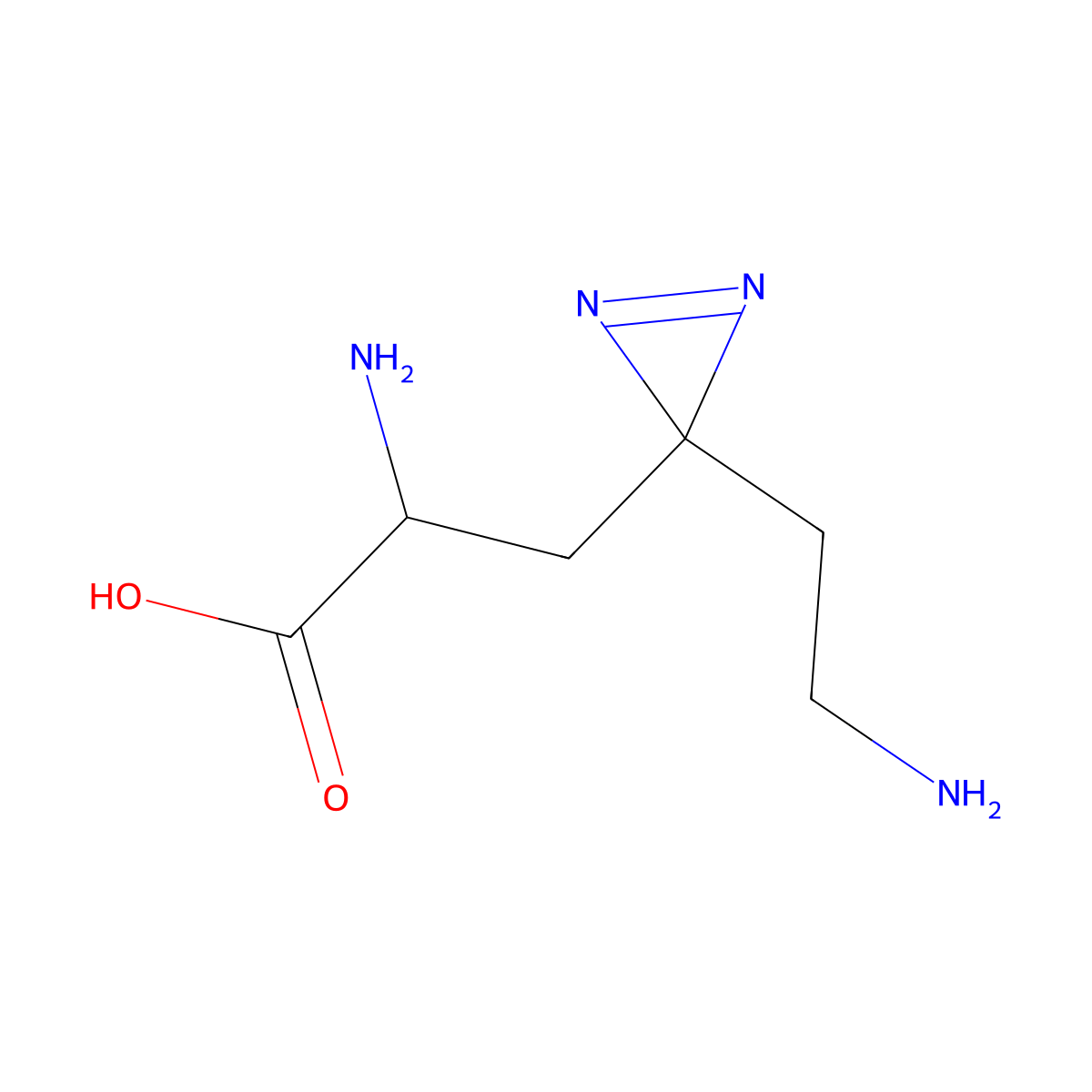 Photo-lysine molecular structure, CAS 1863117-91-2
