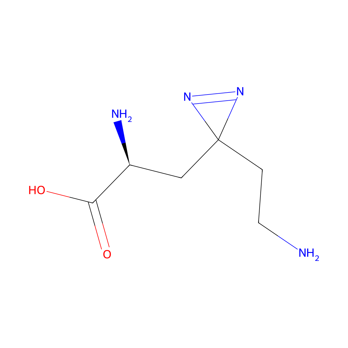Photo-lysine molecular structure, CAS 1863117-91-2