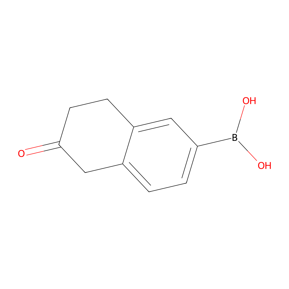 (6-Oxo-5,6,7,8-tetrahydronaphthalen-2-yl)boronic acid molecular structure, CAS 1863150-11-1