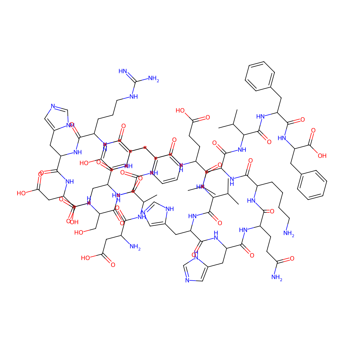 beta-Amyloid 1-20 molecular structure, CAS 186319-68-6
