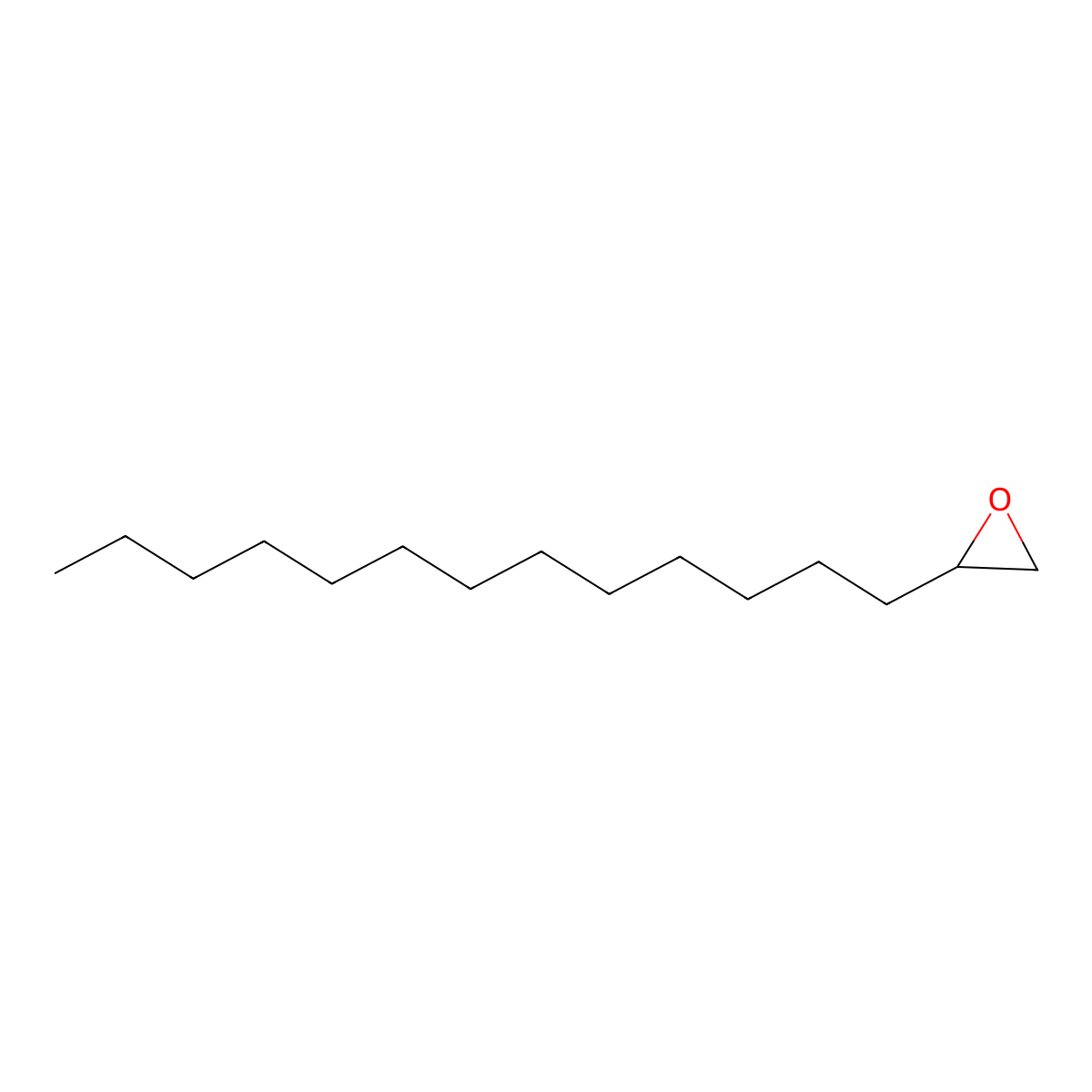 1,2-Epoxypentadecane molecular structure, CAS 18633-25-5
