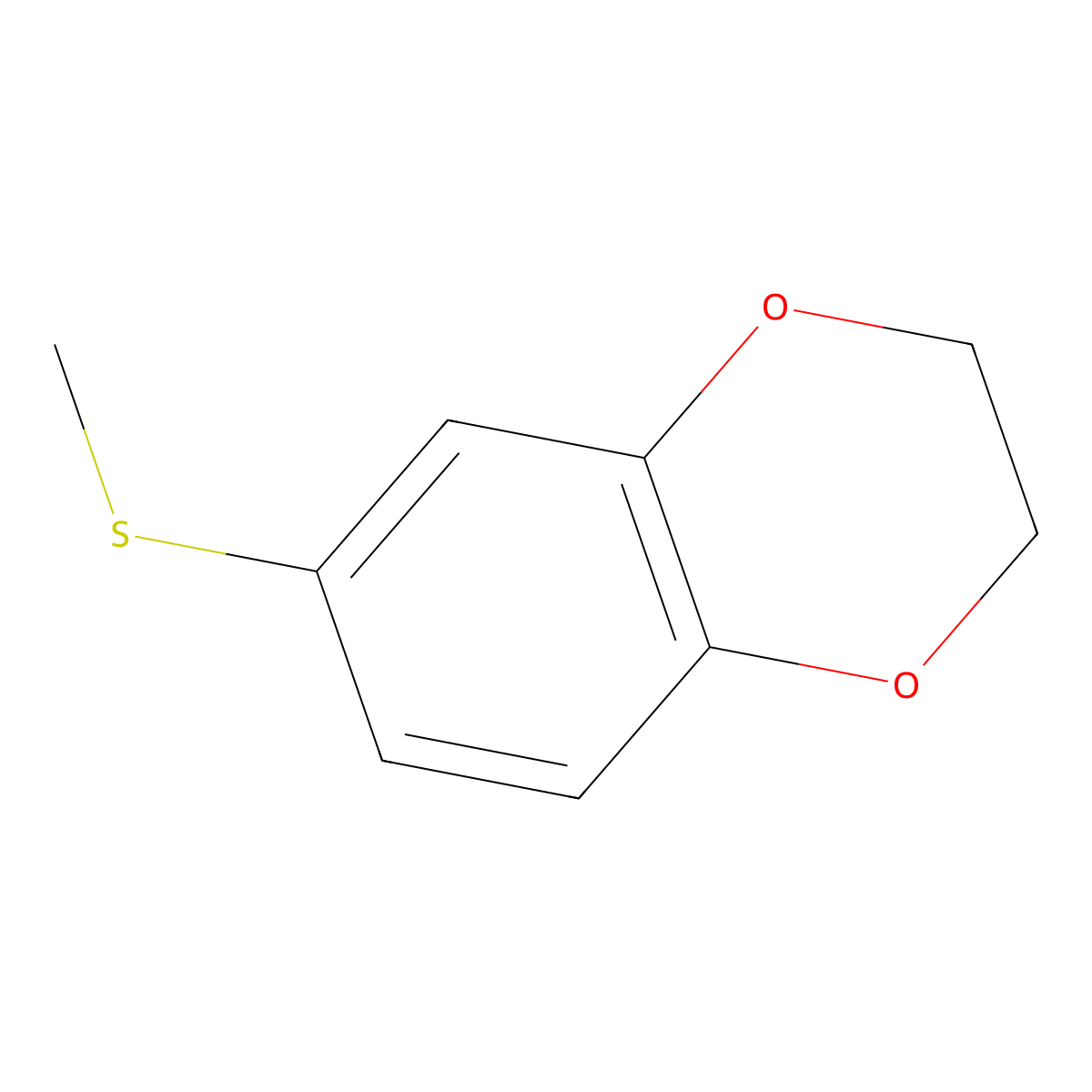 6-(Methylthio)-2,3-dihydrobenzo[b][1,4]dioxine molecular structure, CAS 1863304-45-3