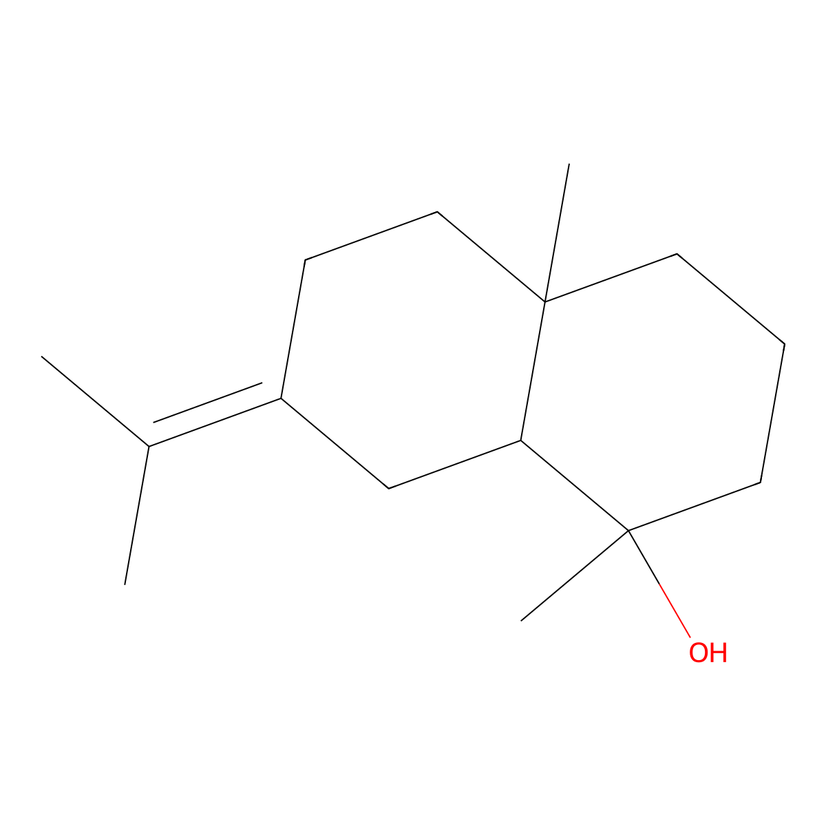 enantio-7(11)-Eudesmen-4-ol molecular structure, CAS 186374-63-0