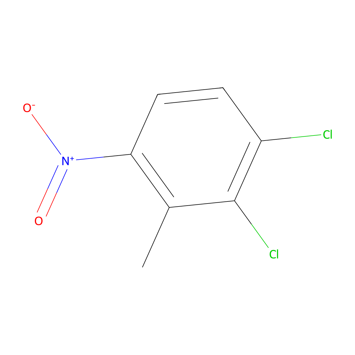 1,2-Dichloro-3-methyl-4-nitrobenzene molecular structure, CAS 186393-28-2