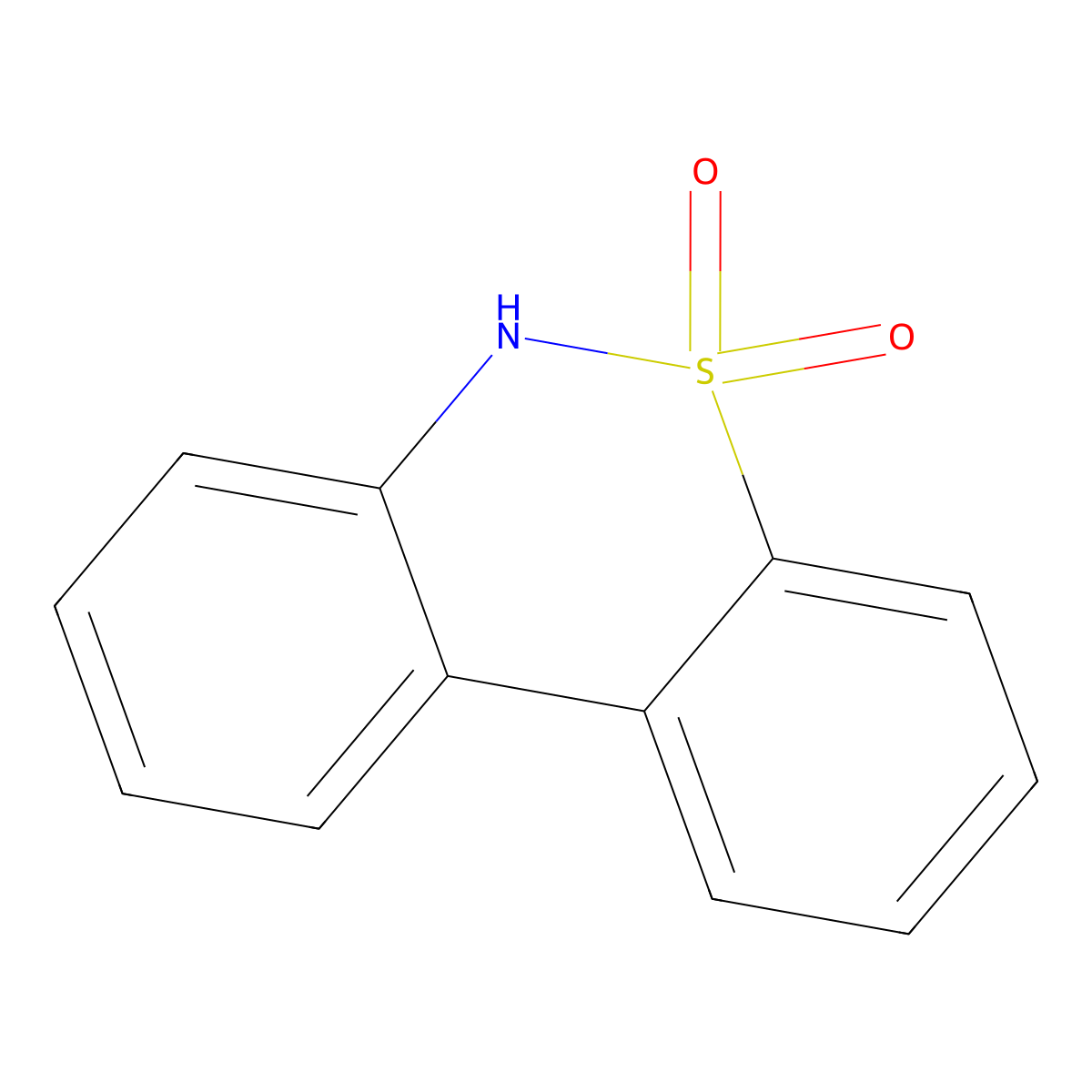 6~{h}-Benzo[c][1,2]benzothiazine 5,5-Dioxide molecular structure, CAS 1864-33-1