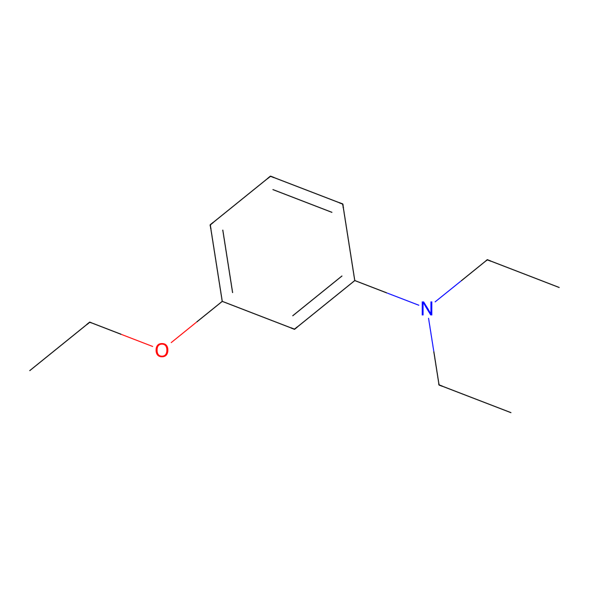 N,N-Diethyl-m-phenetidine molecular structure, CAS 1864-92-2