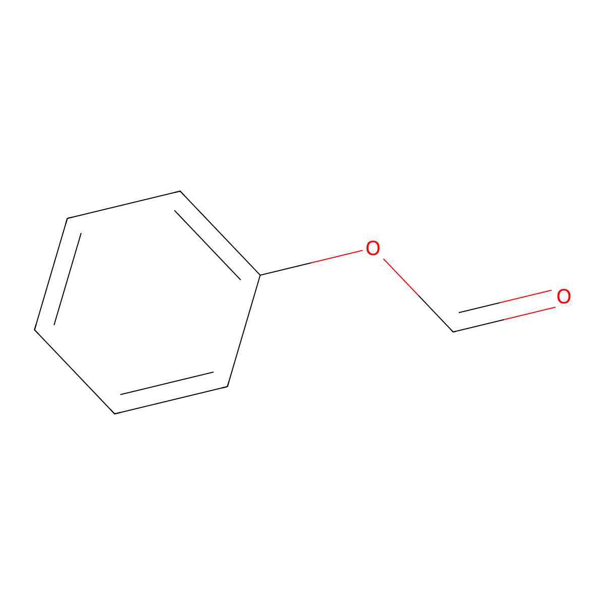 Phenyl formate molecular structure, CAS 1864-94-4