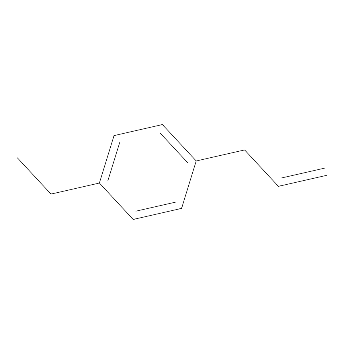 3-(4-Ethylphenyl)-1-propene molecular structure, CAS 18640-62-5