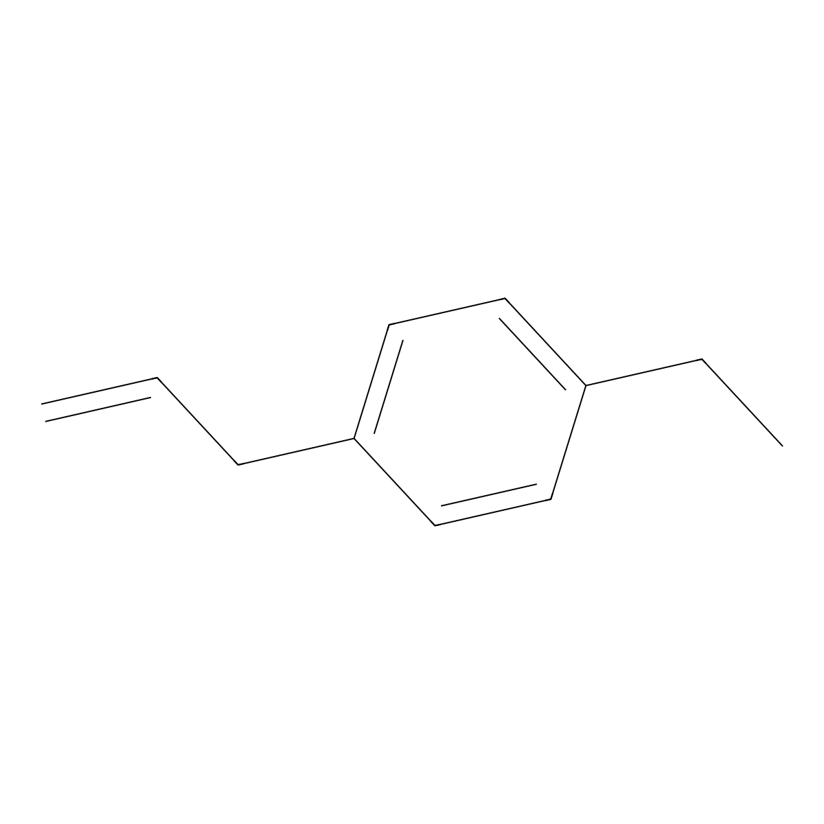 3-(4-Ethylphenyl)-1-propene molecular structure, CAS 18640-62-5