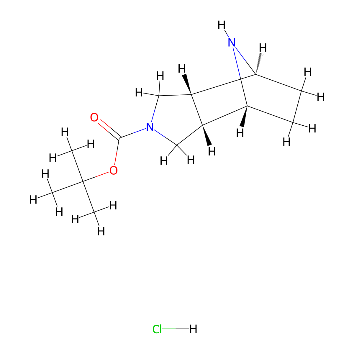 tert-butyl rac-(1R,2S,6R,7S)-4,10-diazatricyclo[5.2.1.0~2,6~]decane-4-carboxylate hydrochloride molecular structure, CAS 1864003-51-9