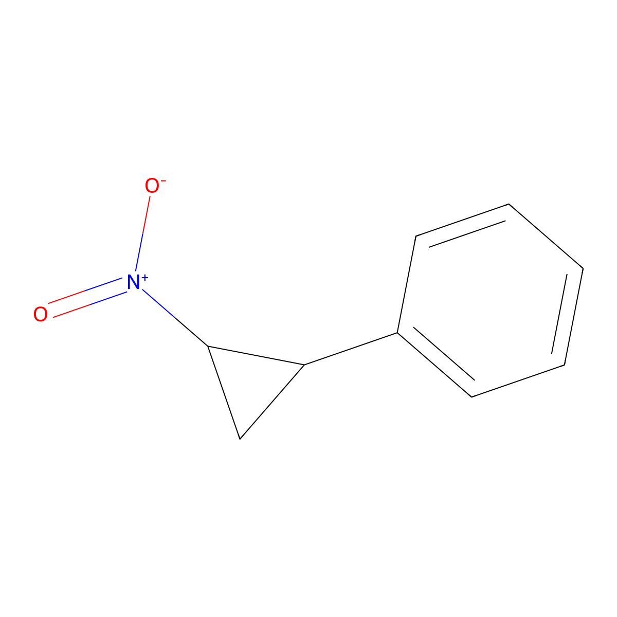 [(2R)-2-nitrocyclopropyl]benzene molecular structure, CAS 1864012-31-6