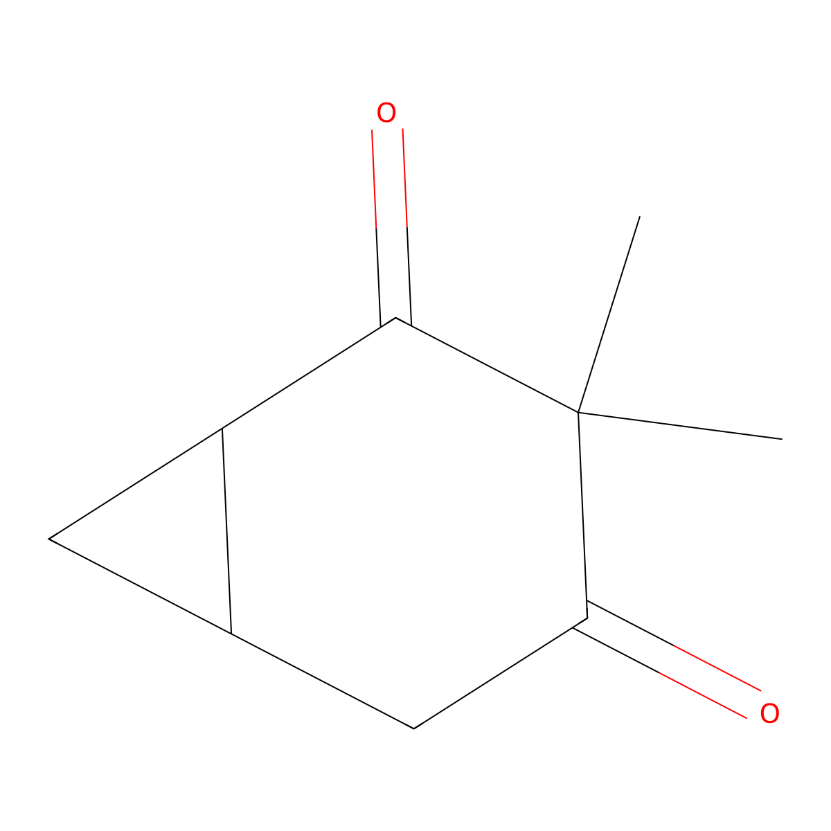 3,3-Dimethylbicyclo[4.1.0]heptane-2,4-dione molecular structure, CAS 1864016-51-2