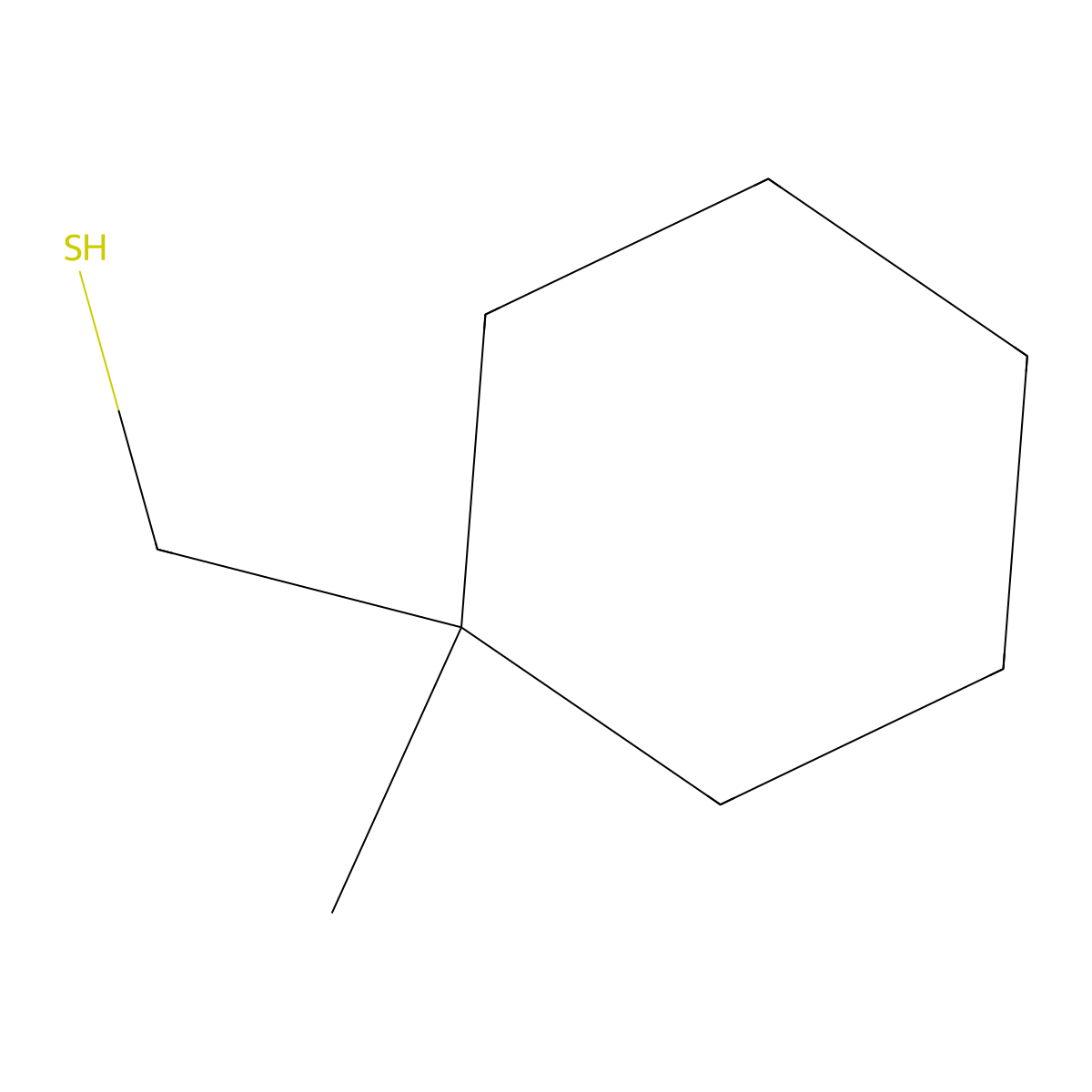 (1-Methylcyclohexyl)methanethiol molecular structure, CAS 1864016-63-6