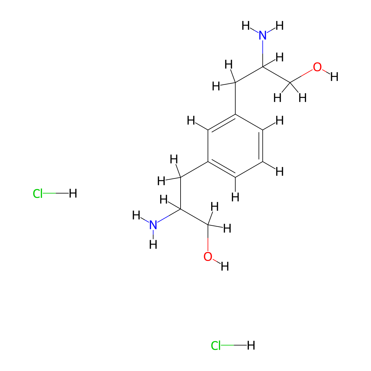 2-Amino-3-[3-(2-amino-3-hydroxypropyl)phenyl]propan-1-ol dihydrochloride molecular structure, CAS 1864060-94-5