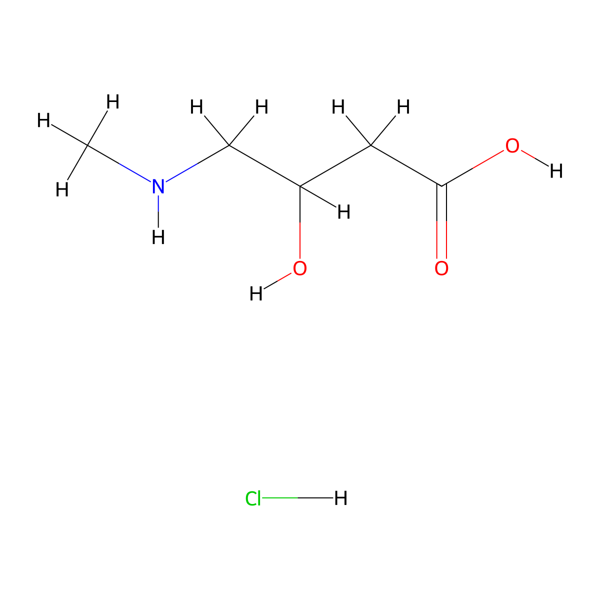 3-Hydroxy-4-(methylamino)butanoic acid hydrochloride molecular structure, CAS 1864061-06-2