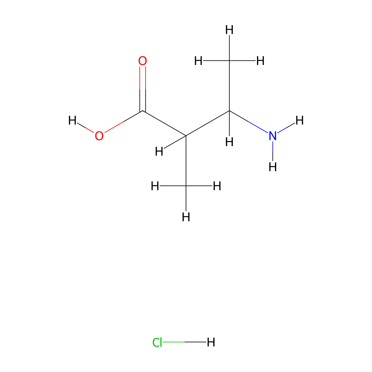 3-Amino-2-methylbutanoic acid hydrochloride molecular structure, CAS 1864062-26-9