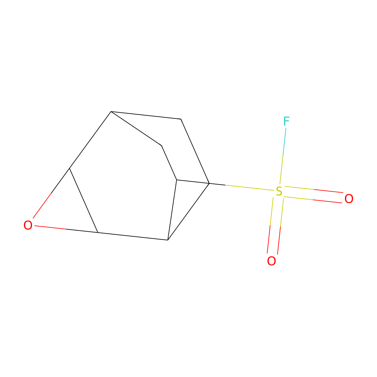 3-Oxatricyclo[3.2.2.0,2,4]nonane-6-sulfonyl fluoride molecular structure, CAS 1864062-77-0