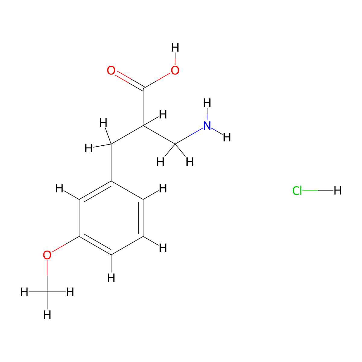 3-Amino-2-[(3-methoxyphenyl)methyl]propanoic acid hydrochloride molecular structure, CAS 1864063-05-7