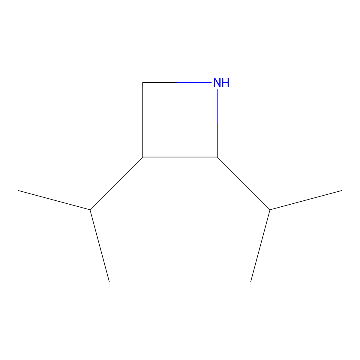 2,3-Bis(propan-2-yl)azetidine molecular structure, CAS 1864073-47-1